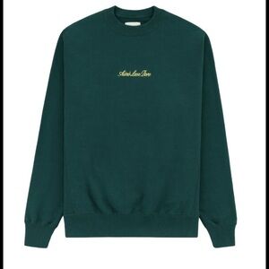Aime Leon Dore Green Uniform Embroidered Sweatshirt